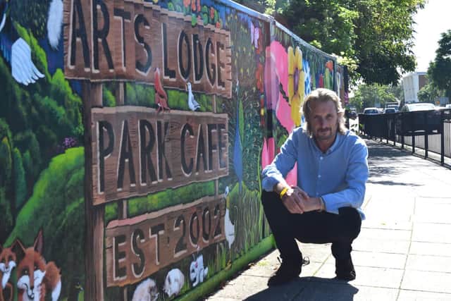 Mark Lewis, founder of The Arts Lodge & Park Cafe.