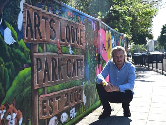 Mark Lewis, founder of The Arts Lodge & Park Cafe.