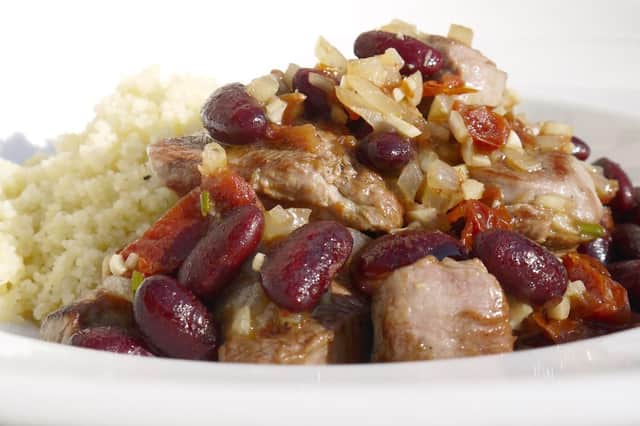 Lamb, kidney beans and couscous - quick, tasty and ideal for a mid-week supper