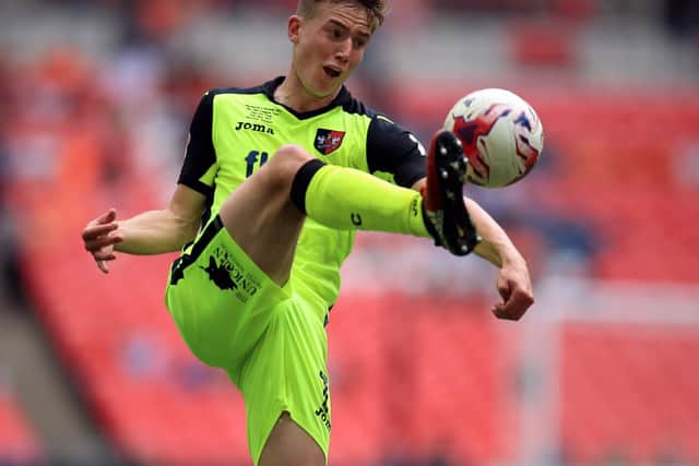 David Wheeler pictured during his Exeter days