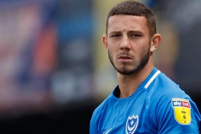 Pompey striker Conor Chaplin