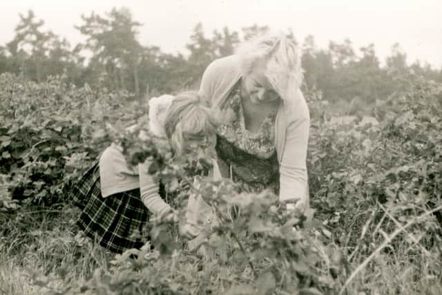 Blackberrying with grandma - a cherished childhood memory.