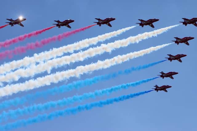 Red Arrows. Picture: Tony Hicks