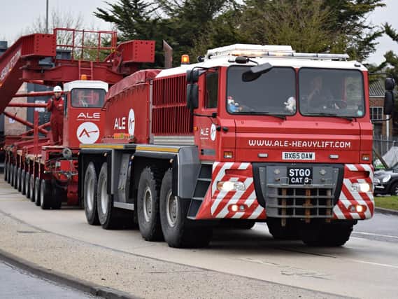 Abnormal load will be travelling through Portsmouth on Sunday. Picture: Dan Jessup