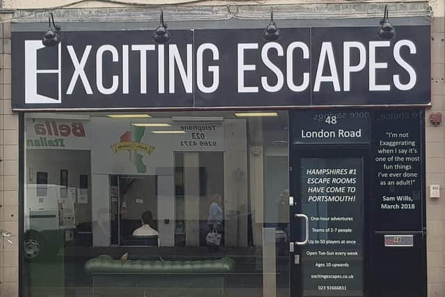 Exciting Escapes in London Road, Portsmouth. Picture: Supplied
