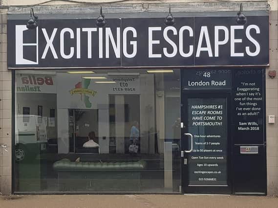 Exciting Escapes in London Road, Portsmouth. Picture: Supplied