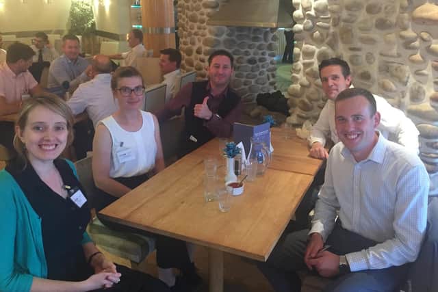 Rachel Smith at Dwell Design, Grace Larcombe at Omnia Environmental Consulting, Toby Connis at Leyson Building Consultancy, Anthony Brown at Dwell Design and Tim Mitchell at Omnia Environmental Consulting.