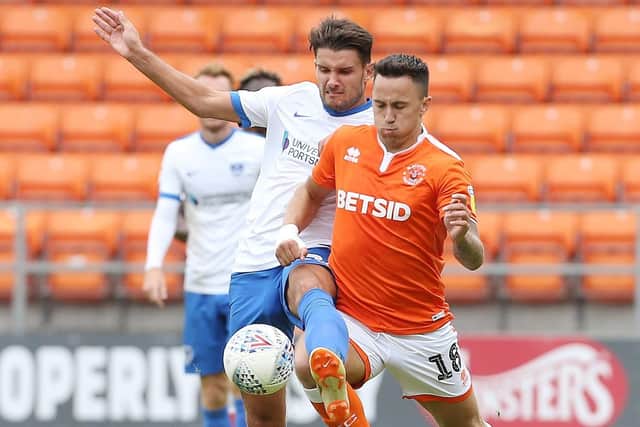 Blackpool 1 Pompey 2. Picture: Joe Pepler