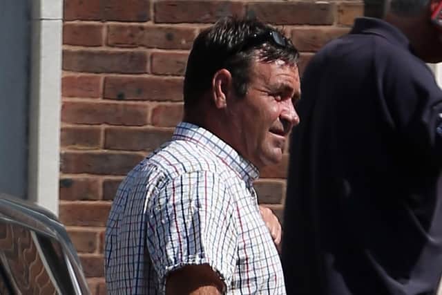 Mark Colwell outside Portsmouth Magistrates' Court