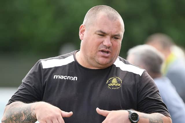 Portchester manager Ian Saunders
