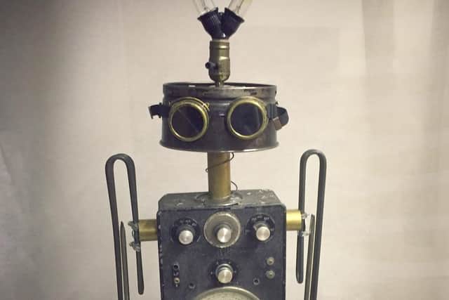 Gizmobots at Westbury Manor Museum.