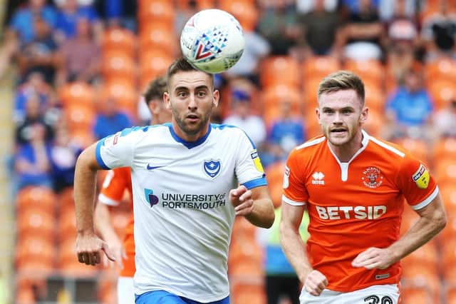 Ben Close made his first start of the season at Blackpool. Picture: Joe Pepler