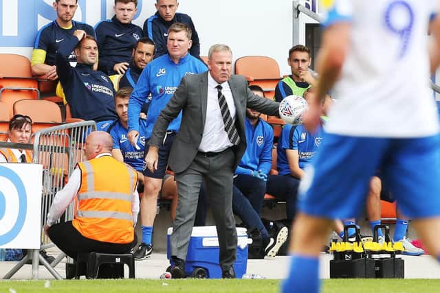 Pompey boss Kenny Jackett. Picture: Joe Pepler