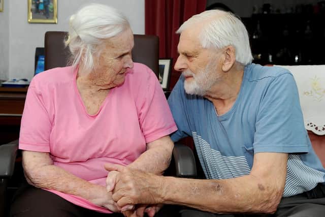 Dennis (91) and Eileen (90) Jarrett from Purbrook, celebrated their Platinum Wedding Anniversary on 6th July.