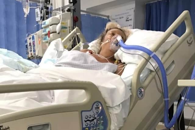 Carolyn Edginton at QA Hospital. Picture: Supplied