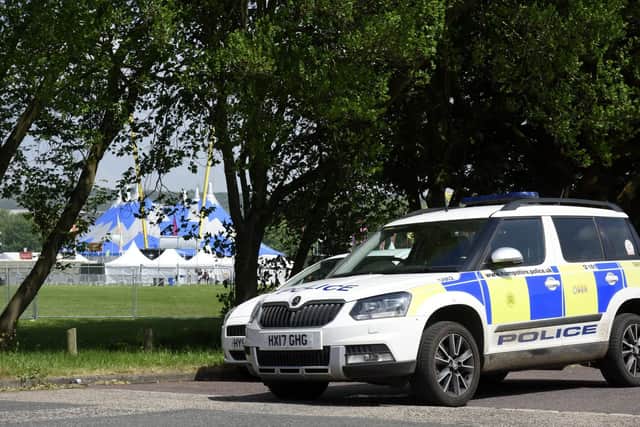 Police at the grounds of Mutiny Festival in King George V Playing Fields on May 27. Picture: Solent News & Photo Agency