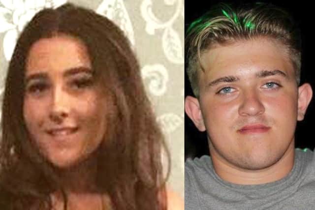 Georgia Jones and Tommy Cowan who died after falling unwell at Mutiny Festival 2018