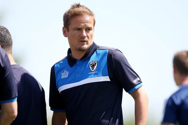 AFC Wimbledon manager Neil Ardley
