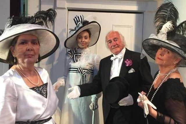 The theatre has a number of contemporary and historical outfits in the wardrobe