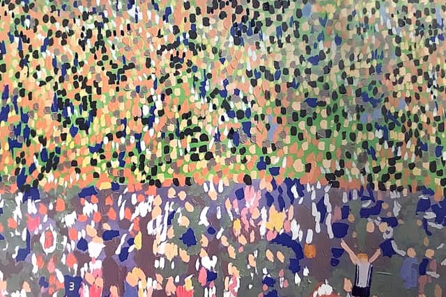 Pitch invasion by Barry Laden.