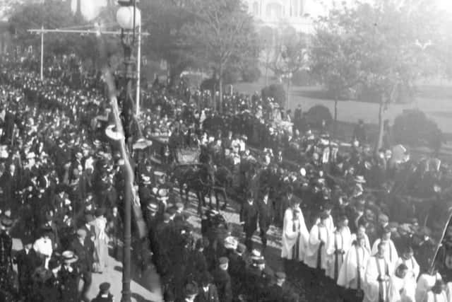 Can any church people tell me more about Canon Wilson and why his funeral had such a good turnout?