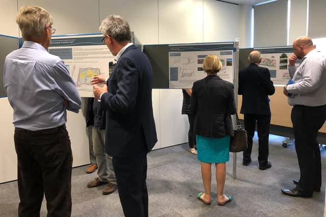 Planning consultants showed off their plans to councillors and locals at Havant Borough Council's Public Service Plaza
