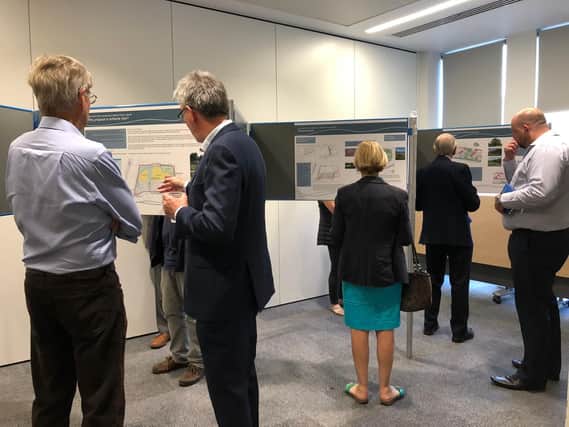 Planning consultants showed off their plans to councillors and locals at Havant Borough Council's Public Service Plaza