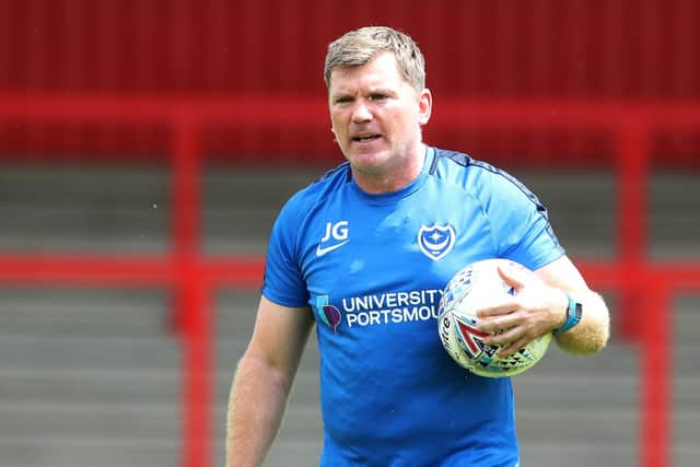 Pompey assistant manager Joe Gallen. Picture: Joe Pepler