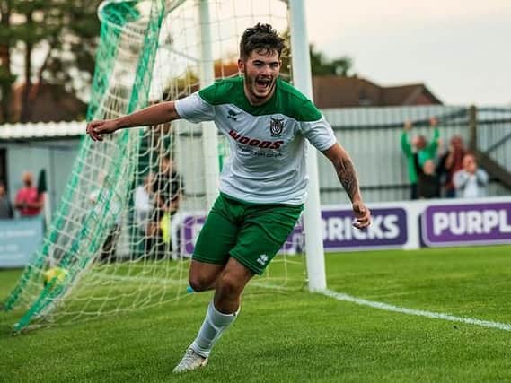 Pompey youngster Bradley Lethbridge was on the mark for Bognor on Tuesday night. Picture: Tommy McMillan