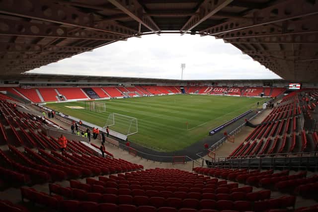 Doncaster Rovers will play host to Pompey at the Keepmoat Stadium