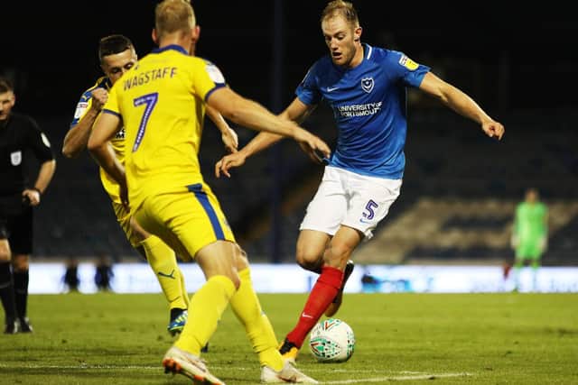 Pompey defender Matt Clarke. Picture: Joe Pepler