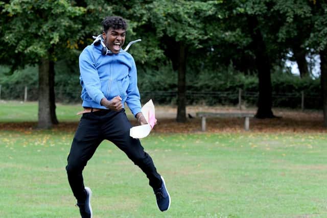 Anton Blake (19) from Alverstoke, who got an A in history, B in business and C in classics.