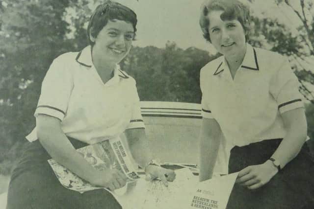 Wrens Margaret Smith (left) and Kerrie Wearne, who are to become the first Wrens to join another navy on exchange.