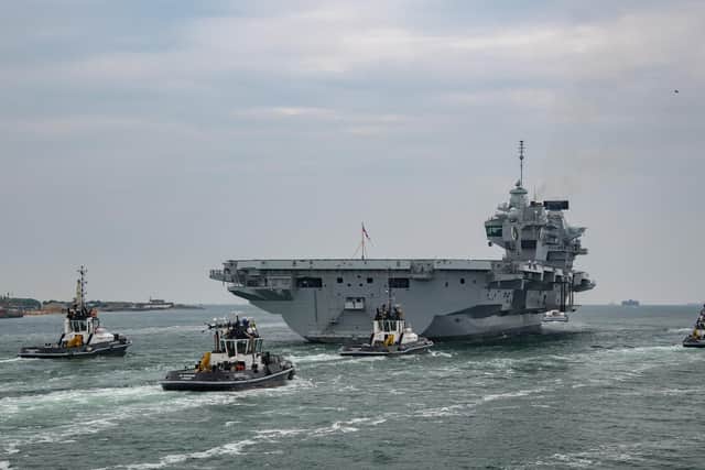 HMS Queen Elizabeth. Picture: BAE Systems