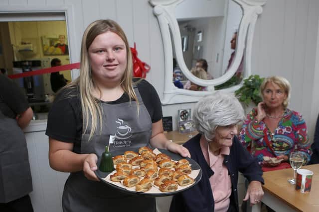 Lacey May-Cole is one of the volunteers at Hewitts. Picture: Habibur Rahman