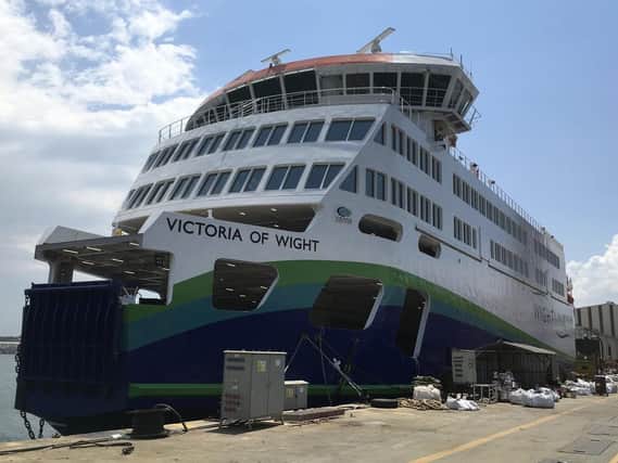 The ferry will become Wightlink's new flagship vessel