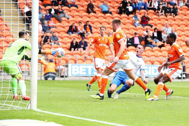Oli Hawkins has been backed to break his goal duck this season. Picture: Joe Pepler