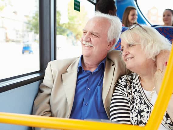 Hampshire County Council has floated the idea of introducing a 50p charge for people using the OAP free bus pass Picture posed by models