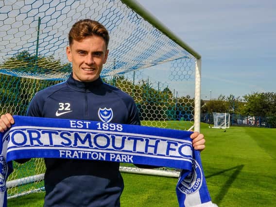 Ben Thompson has been handed his Pompey debut. Picture: Colin Farmery/ Portsmouth FC