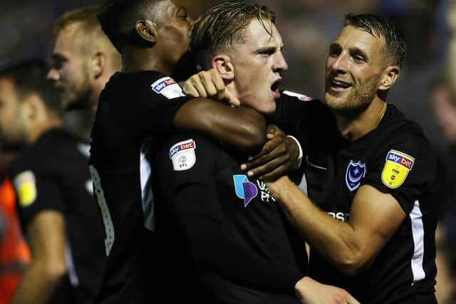 Ronan Curtis showed resolve to net Pompey's winner after conceding penalty. Picture: Joe Pepler