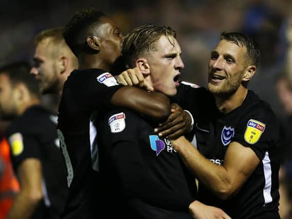 Ronan Curtis showed resolve to net Pompey's winner after conceding penalty. Picture: Joe Pepler