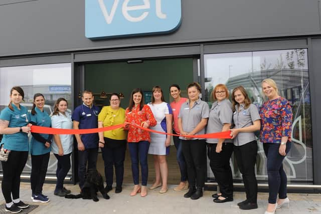 The Vet CEO Jessica Frame officially opens the new practice in Portsmouth