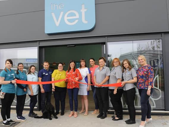 The Vet CEO Jessica Frame officially opens the new practice in Portsmouth