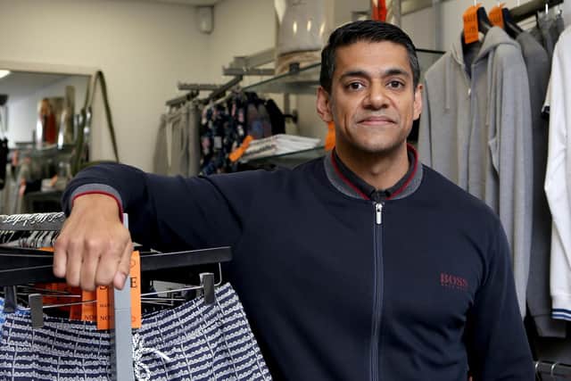 Escape Menswear store manager Paul Khatkar. Picture: Habibur Rahman