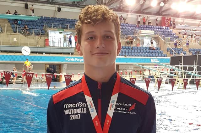 Joe Davies won a bronze medal at a national competition in Sheffield