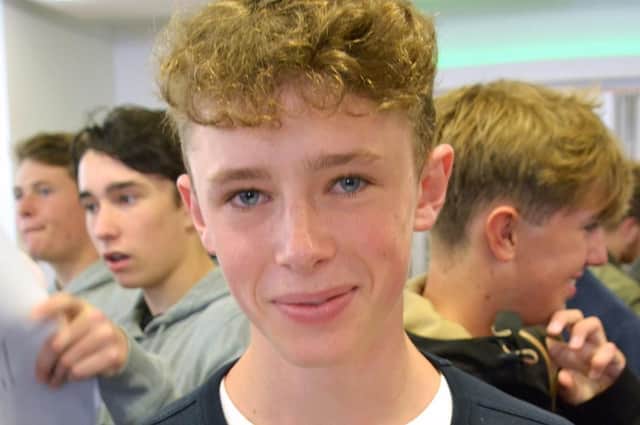 The Crown star Finn Elliot has said getting his GCSEs was 'scarier than being on TV'. Picture: Ben Mitchell/PA Wire
