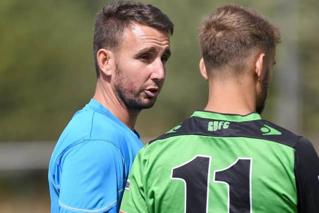 Gosport Borough assistant manager Matt Tubbs. Picture: Neil Marshall