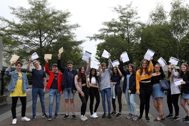 GCSE results day at Henry Cort Community College, Fareham. Picture: Chris Moorhouse