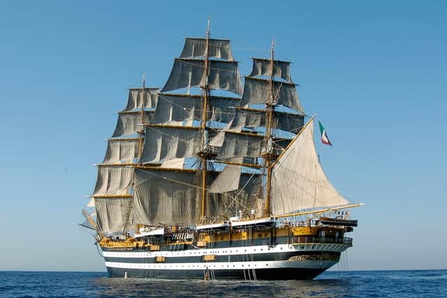 Italian sailing ship Amerigo Vespucci will be visiting Portsmouth for the bank holiday weekend.