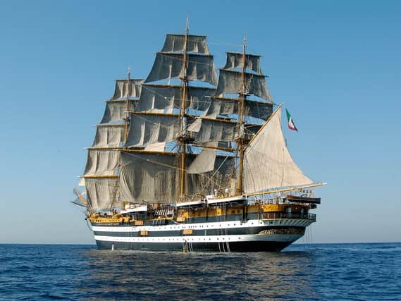 Italian sailing ship Amerigo Vespucci will be visiting Portsmouth for the bank holiday weekend.